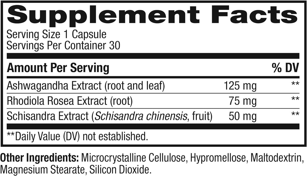 OLLY Adaptógeno Chill, Ashwagandha suplemento de apoyo 30un