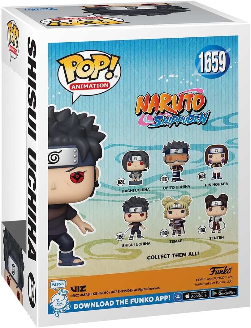 Funko Pop! Naruto: Shisui Uchiha con Kunai, Exclusivo Amazon