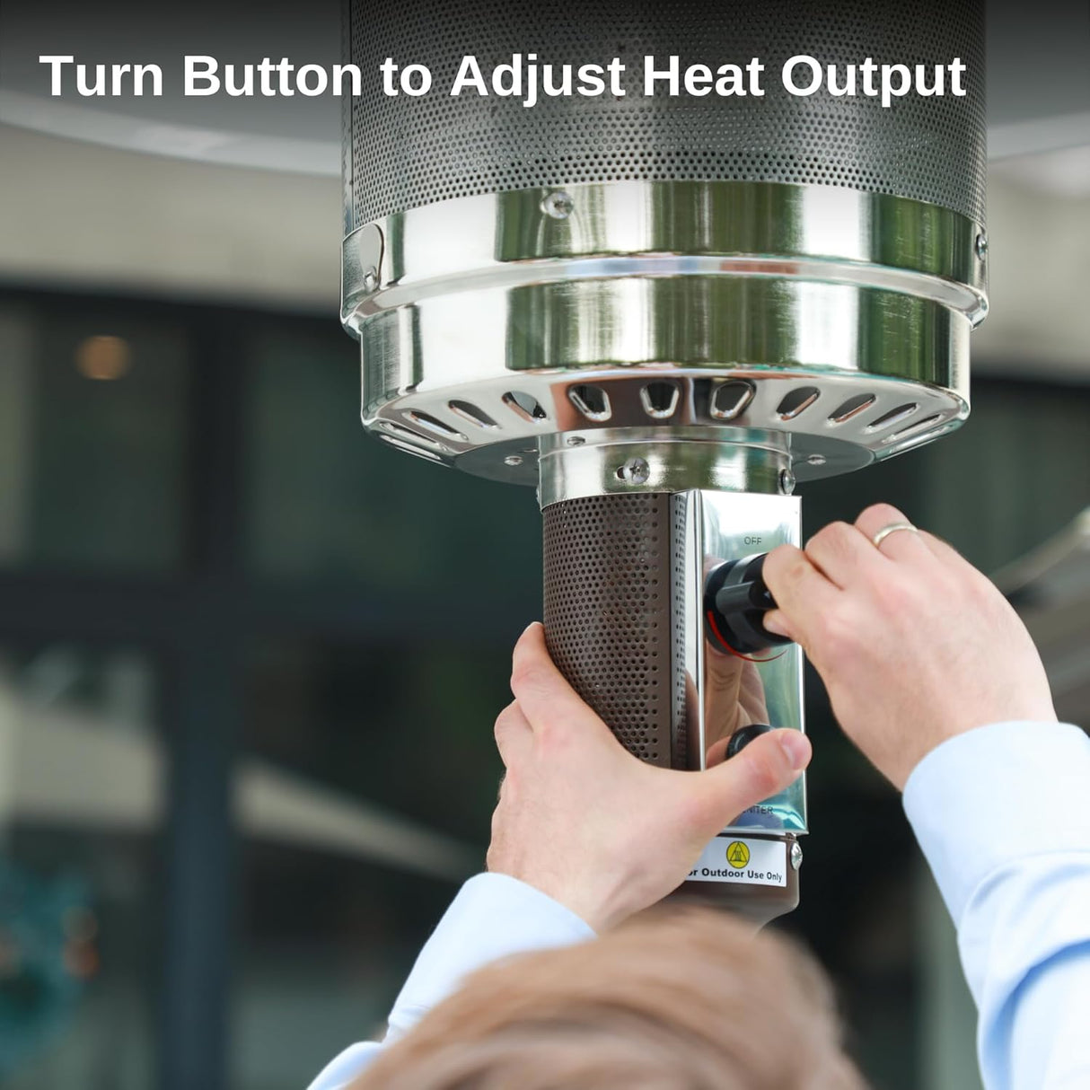 Calentador de patio de 48,000 BTU para uso al aire libre