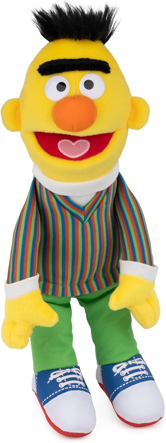Muñeco de peluche Bert Muppet de GUND, 14” para 1 año en adelante