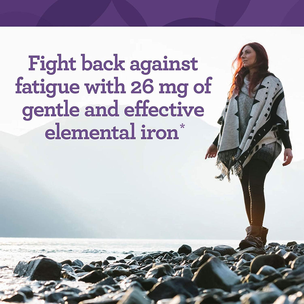 Suplemento de hierro y multivitamínico sin OMG vegano 90 un