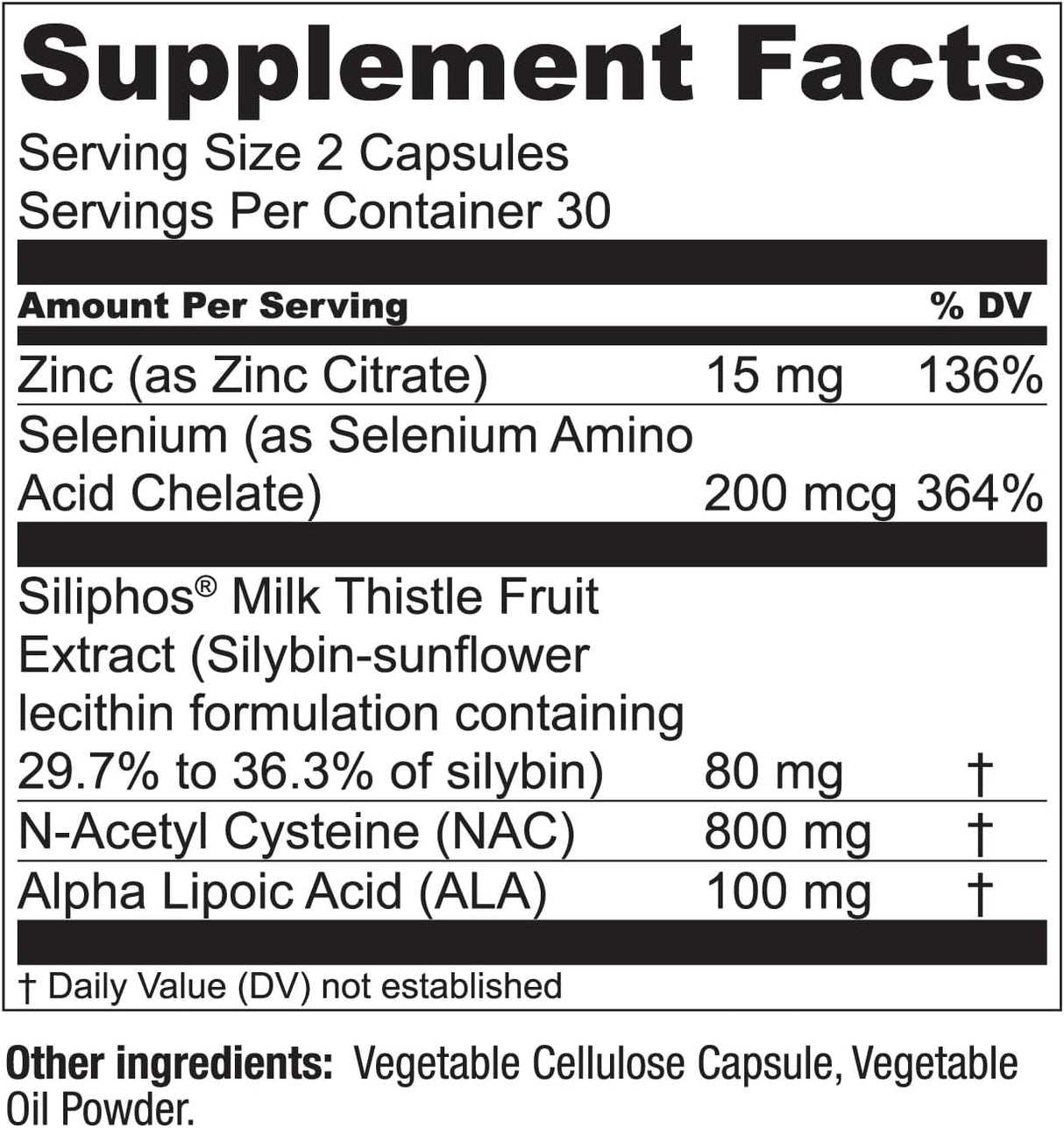 Suplemento Limpieza hepática rejuvenecimiento 60 cápsulas