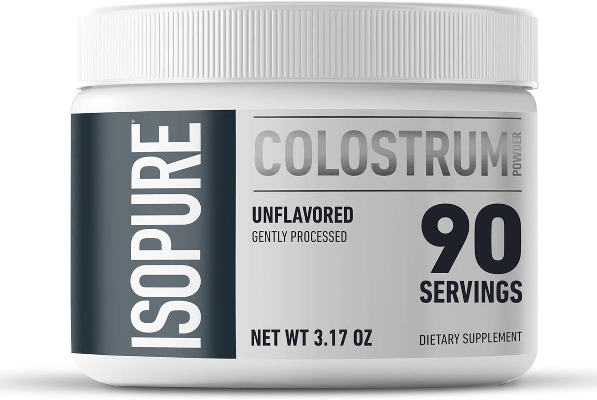 Suplemento de Calostro Bovino Isopure, Procesado Suavemente, 90 Servicios