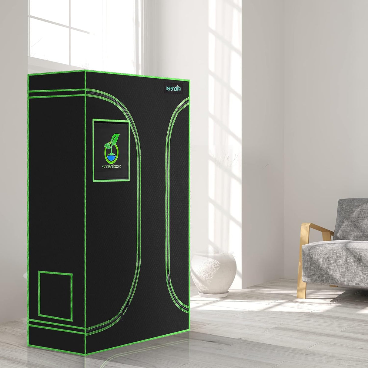 Tienda de campaña de cultivo hidropónico ligera SereneLife