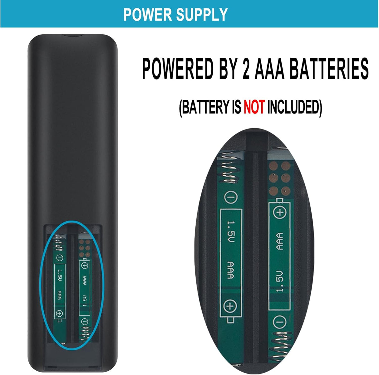 Control remoto CP-RC1NA-22 para TV Smart Insignia/Toshiba