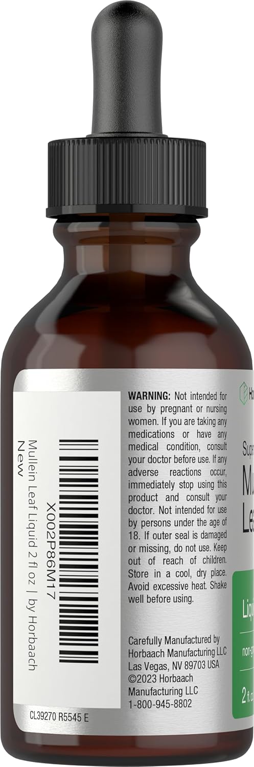Suplemento Horbaach Gotas de tintura de hoja de gordolobo