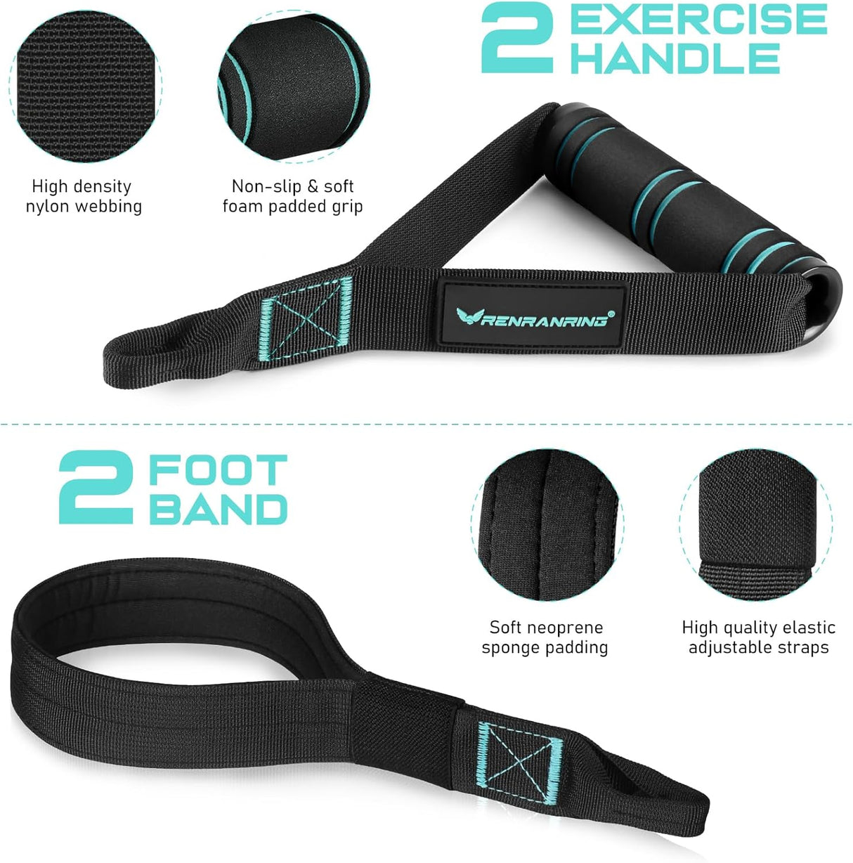 Kit de barra de pilates, multifuncional con bandas de resistencia