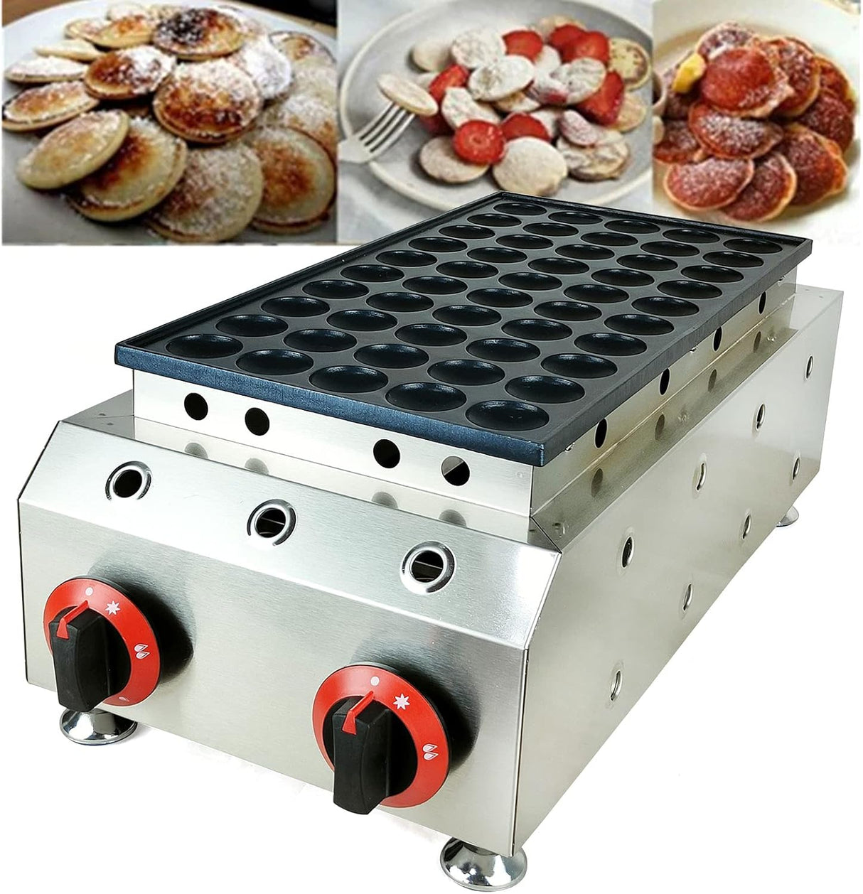 Máquina de Waffles LOYALHEARTDY, 50 pcs, ideal para panadería