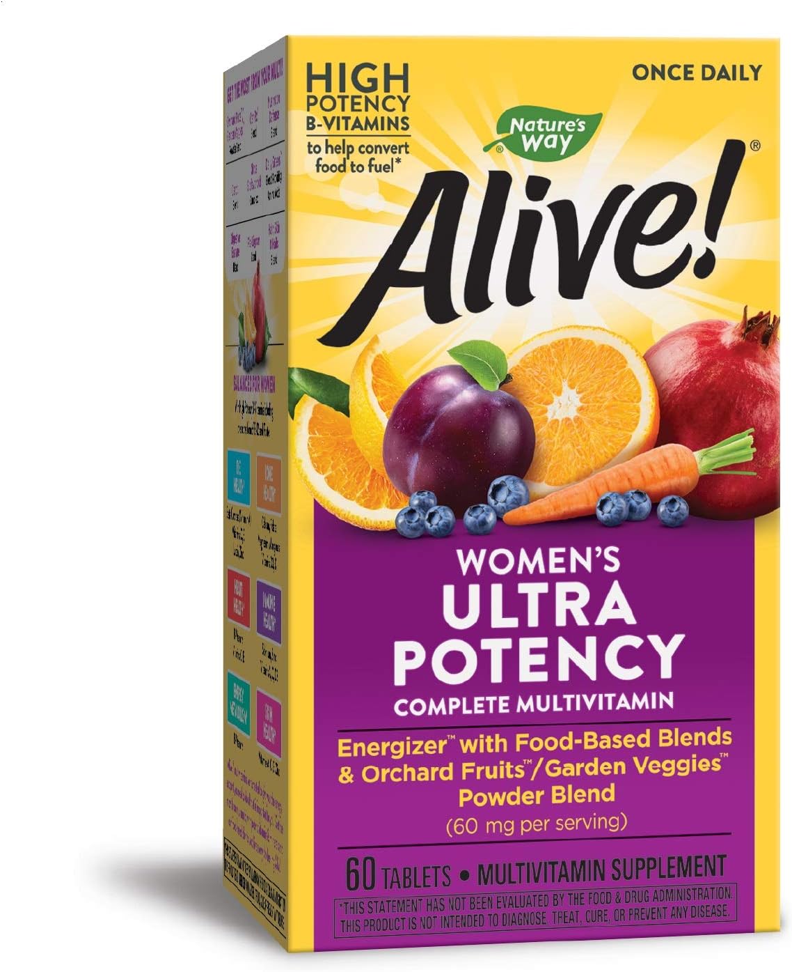 Suplementos Alive! Multivitamínico de ultra potencia 60 tab