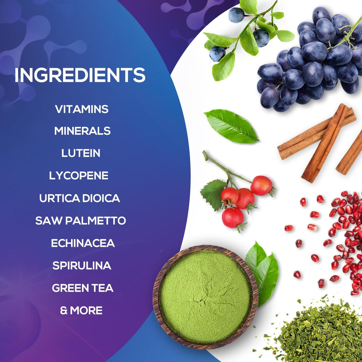 Suplemento Nature's Multivitamínico para hombres vitamina A