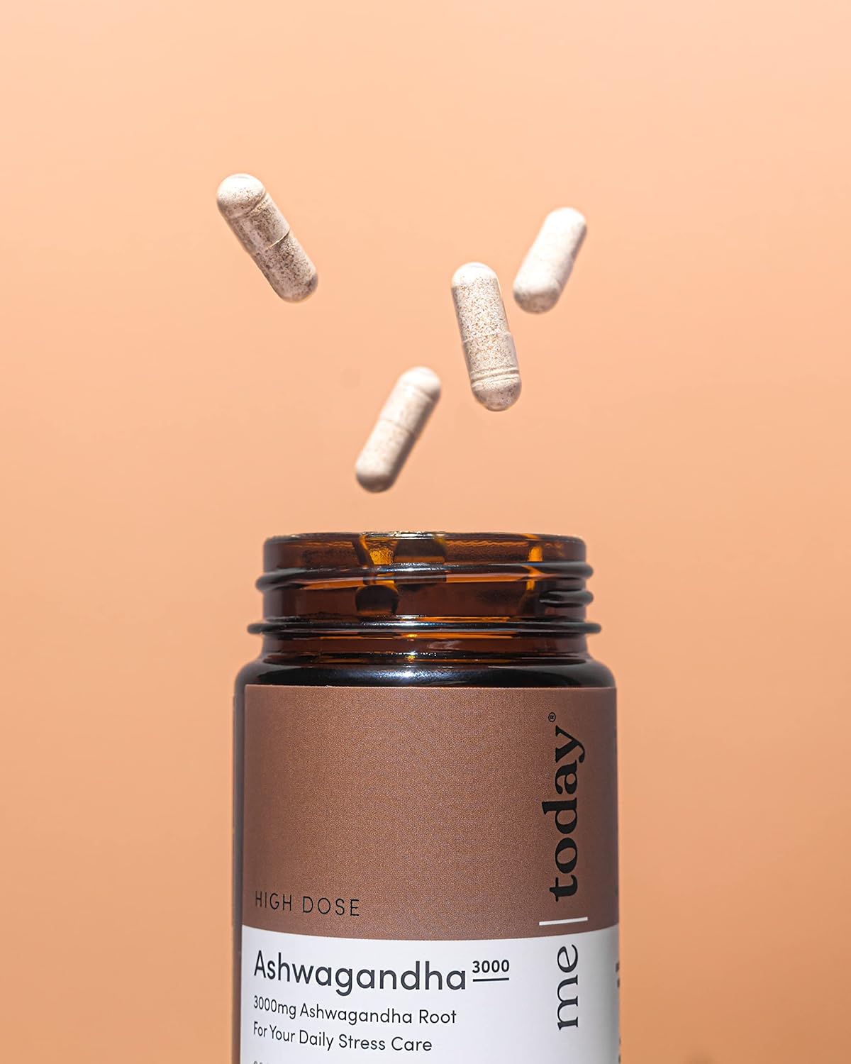 Ashwagandha 3000, Adaptógeno, Alivio Estrés, 60 Cápsulas