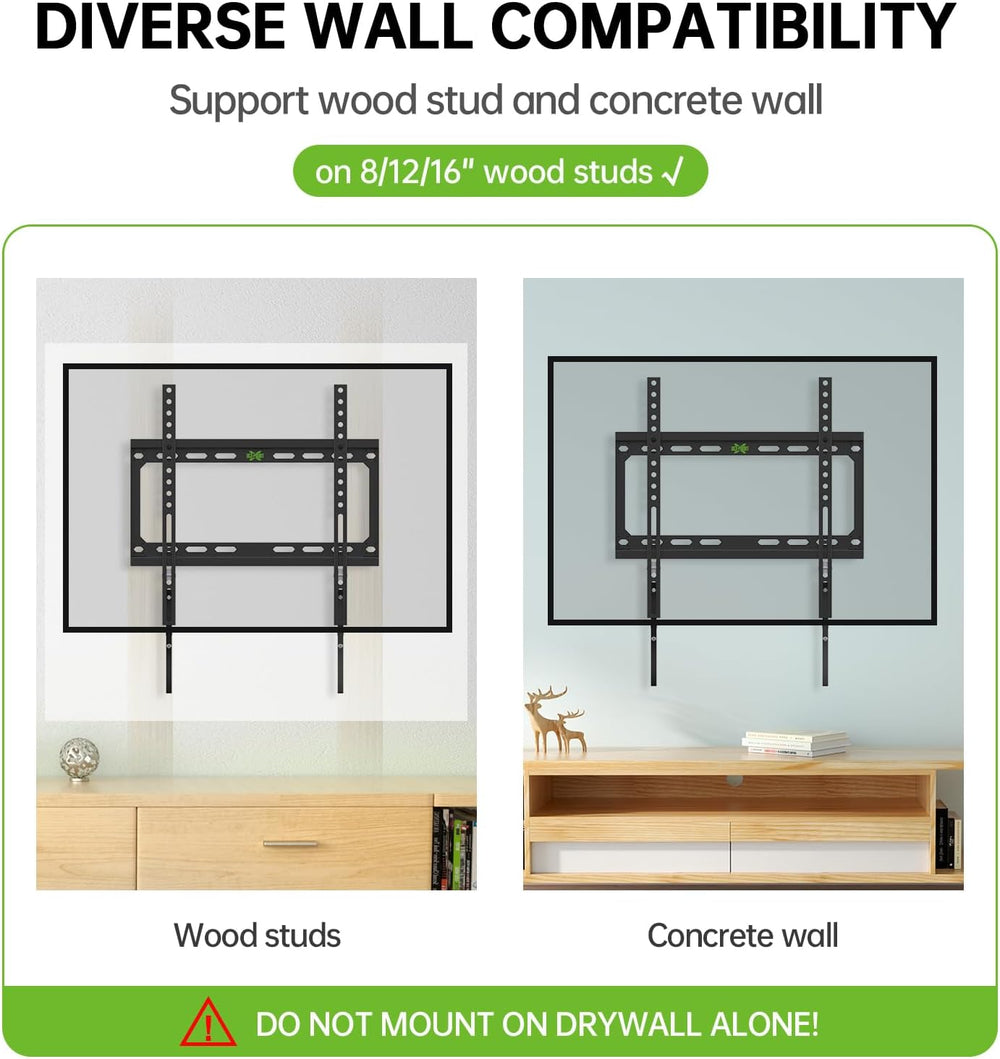 Soporte de TV USX, fija, hasta 60, VESA 400x400mm, 99lbs