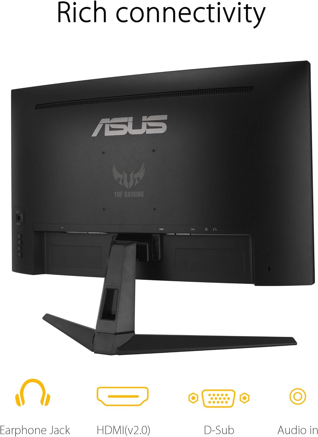 Monitor Curvo 27 ASUS TUF Gaming 1080P 165Hz VG27VH1B