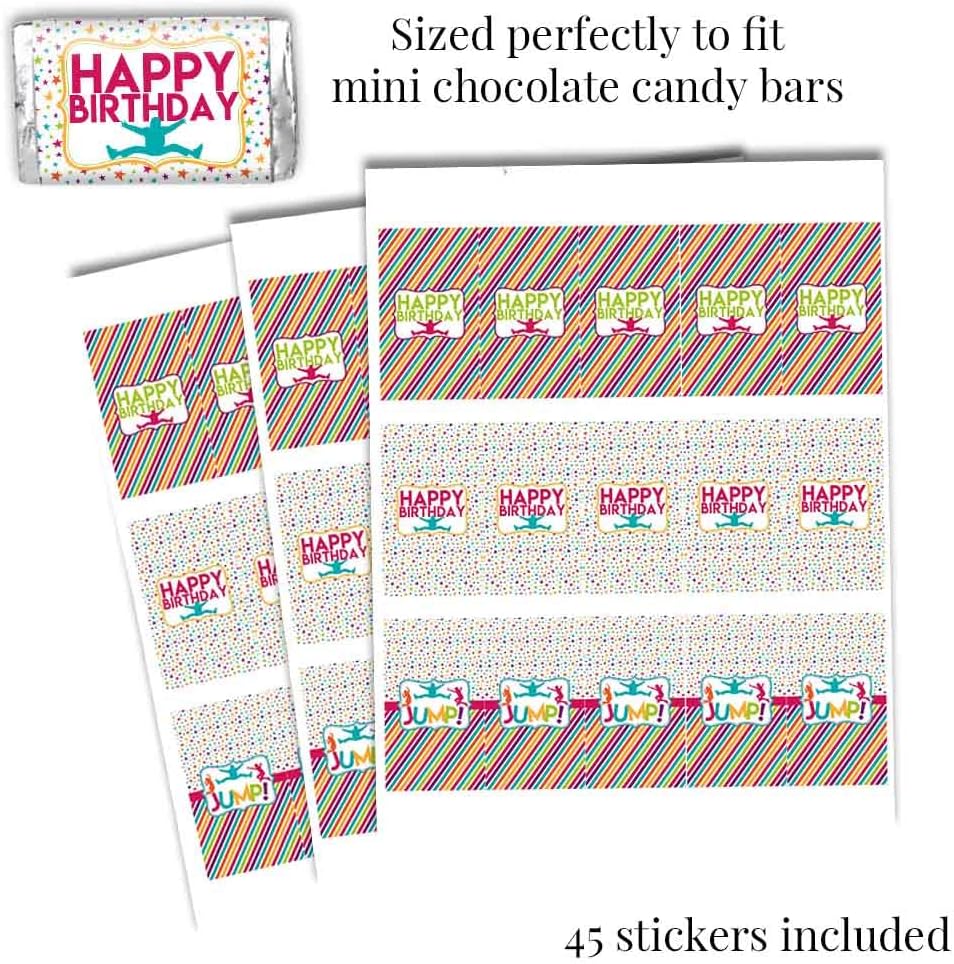 Kit de Pegatinas para Fiesta de Cumpleaños Salta y Juega