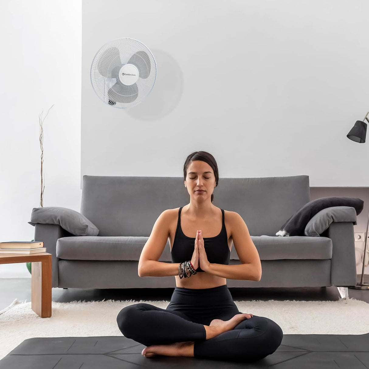 Ventilador de Pared Oscilante Comfort Zone, 16, CZ16WR