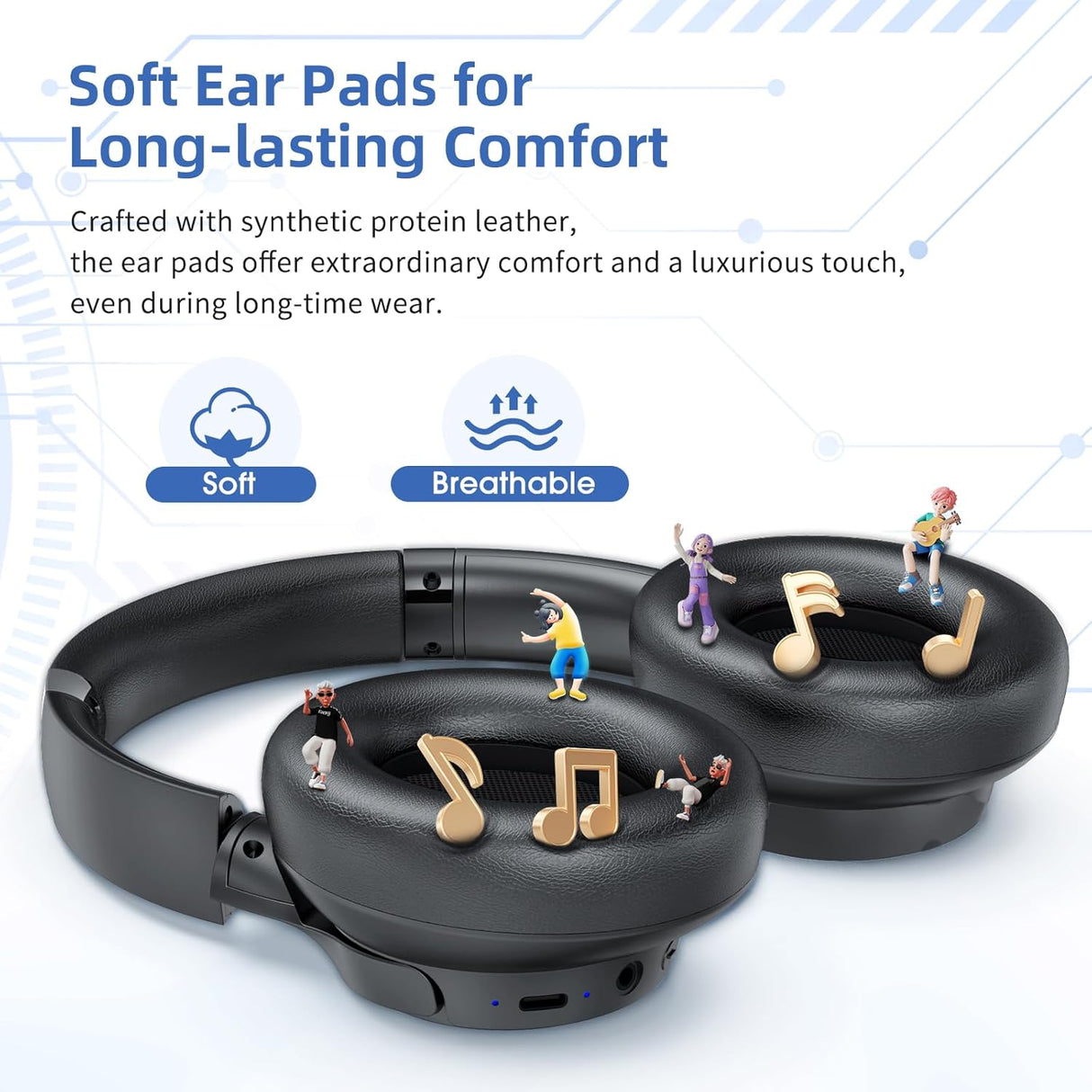 Auriculares Inalámbricos con Cancelación Activa de Ruido, 70H