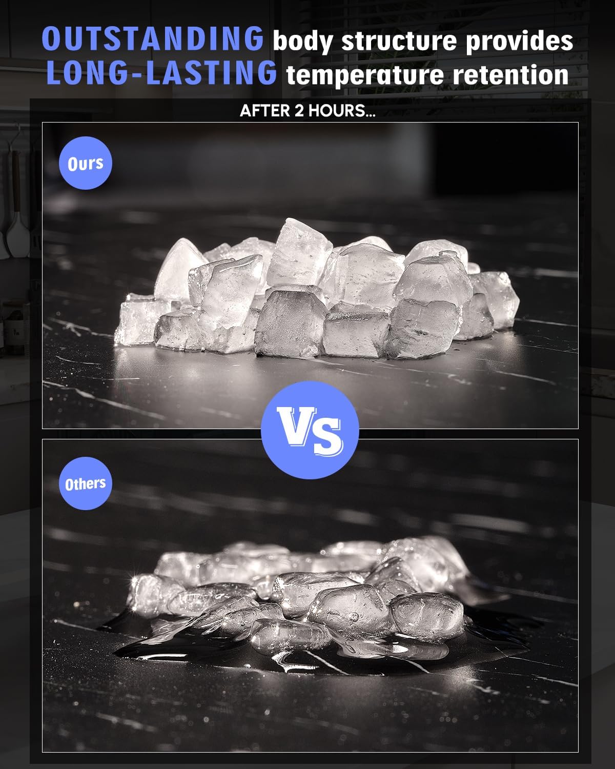 Máquina de Hielo Nugget Maksone, 44lbs/día, Autolimpiante