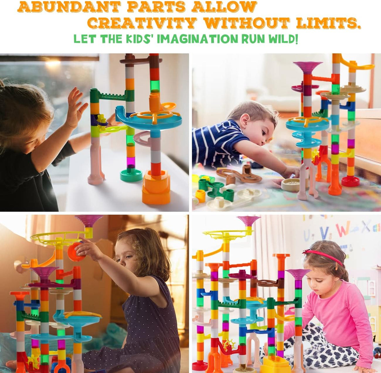 Juego de Canicas, Juguete Educativo, 166 Piezas, STEM