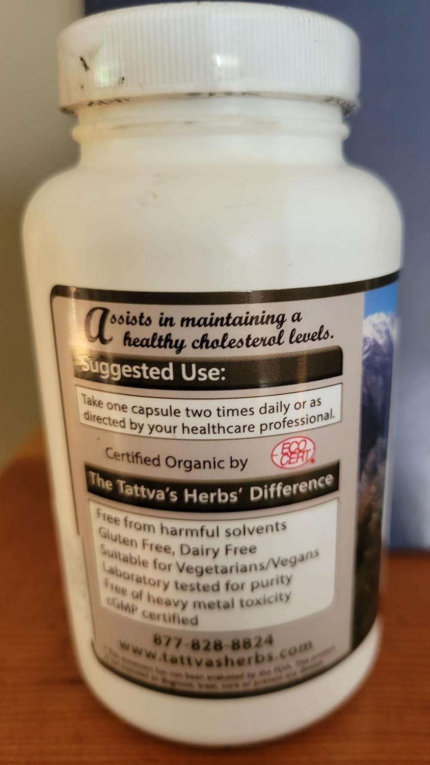 Cápsulas de Ashwagandha Orgánica Tattva's Herbs, 120 Veggie