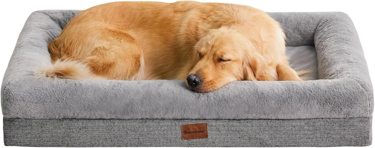 Cama ortopédica para perros grandes BFPETHOME, lavable y resistente