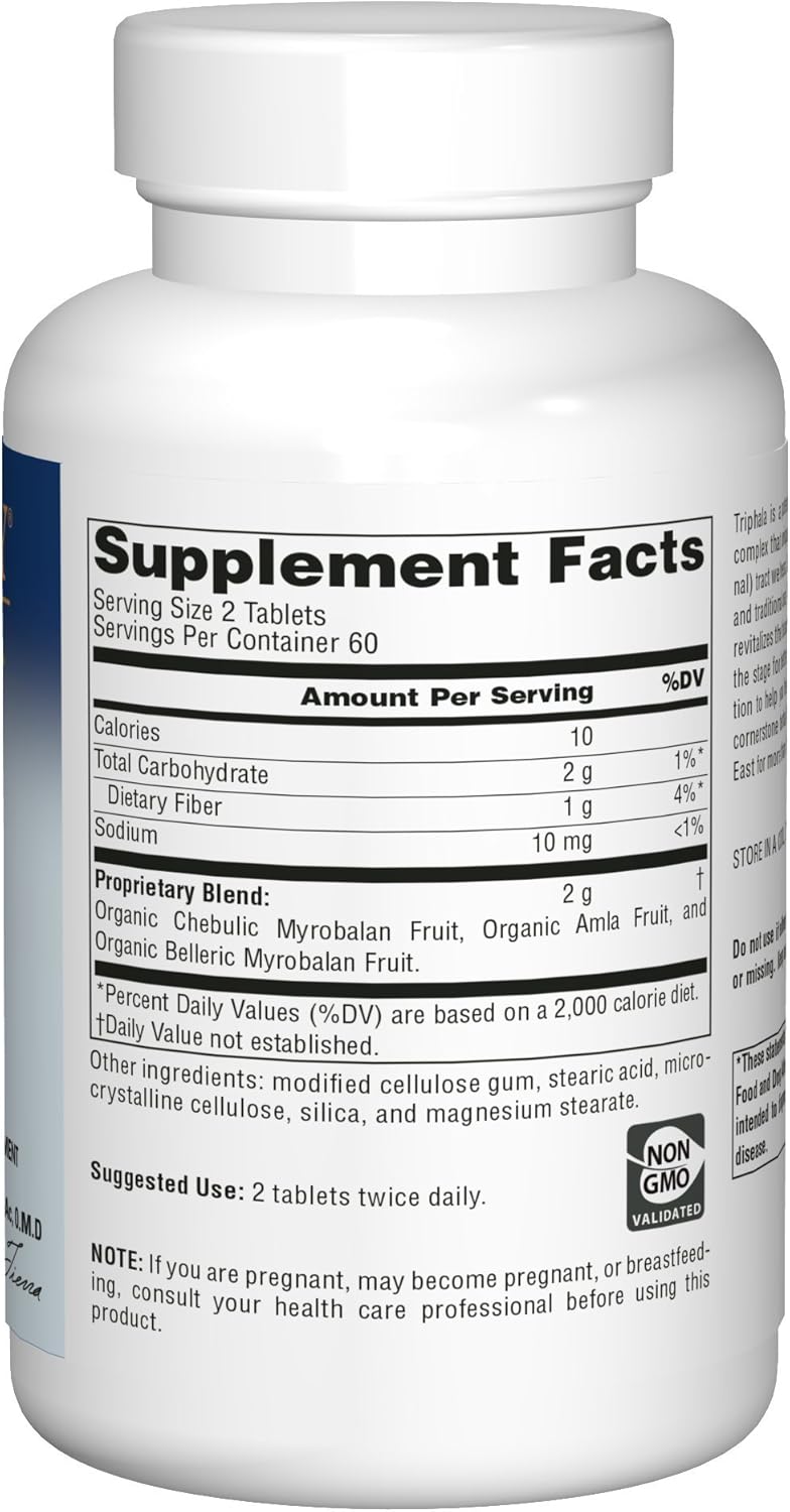 Suplemento Planetary Herbals Triphala Gold 1000mg Extra 120u