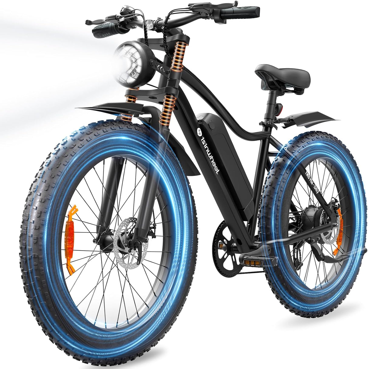 Bicicleta Eléctrica Isinwheel M10 Plus 900W, 75 Millas, 26 Fat Tire