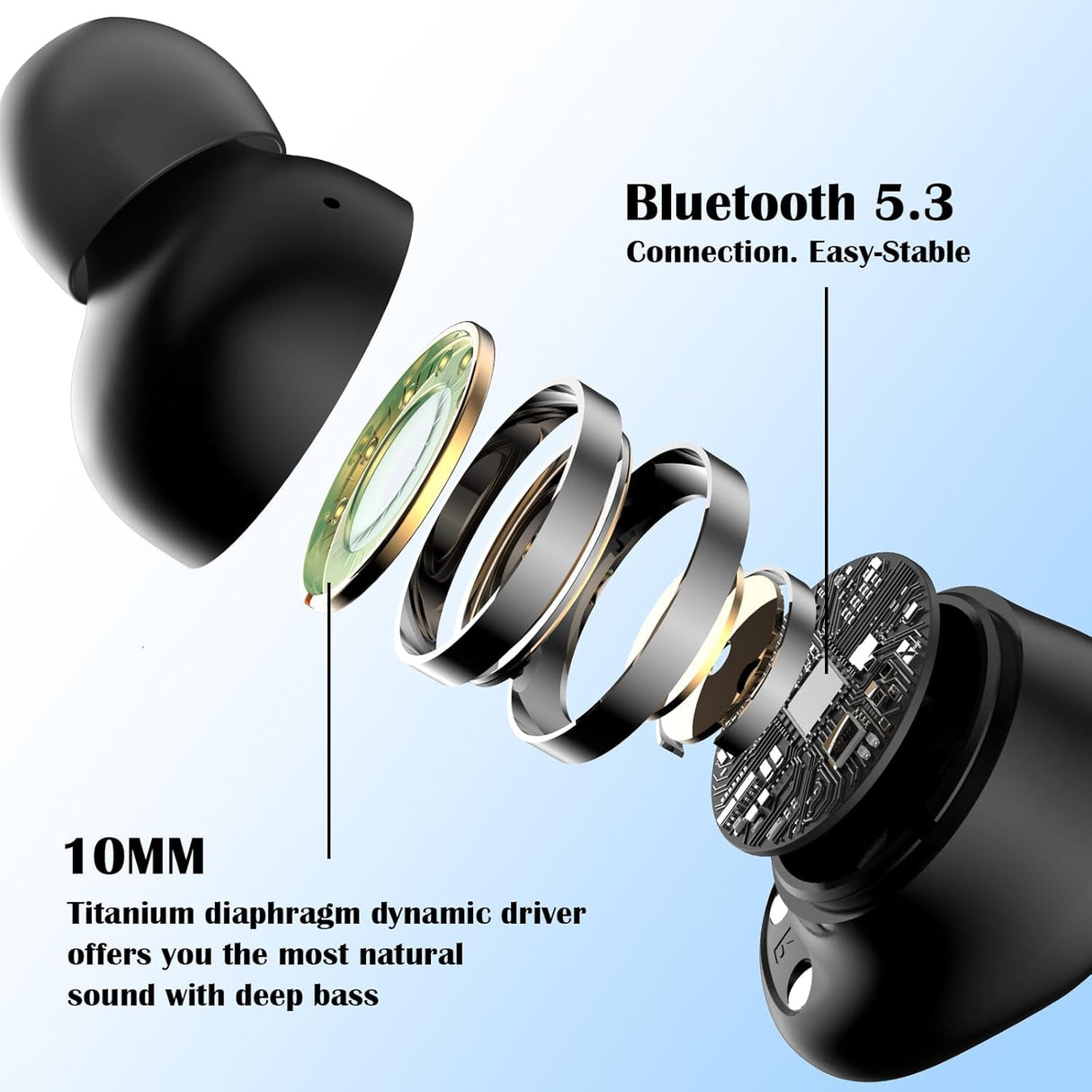 Auriculares Inalámbricos Monster, Bluetooth 5.3, 32h, IPX6