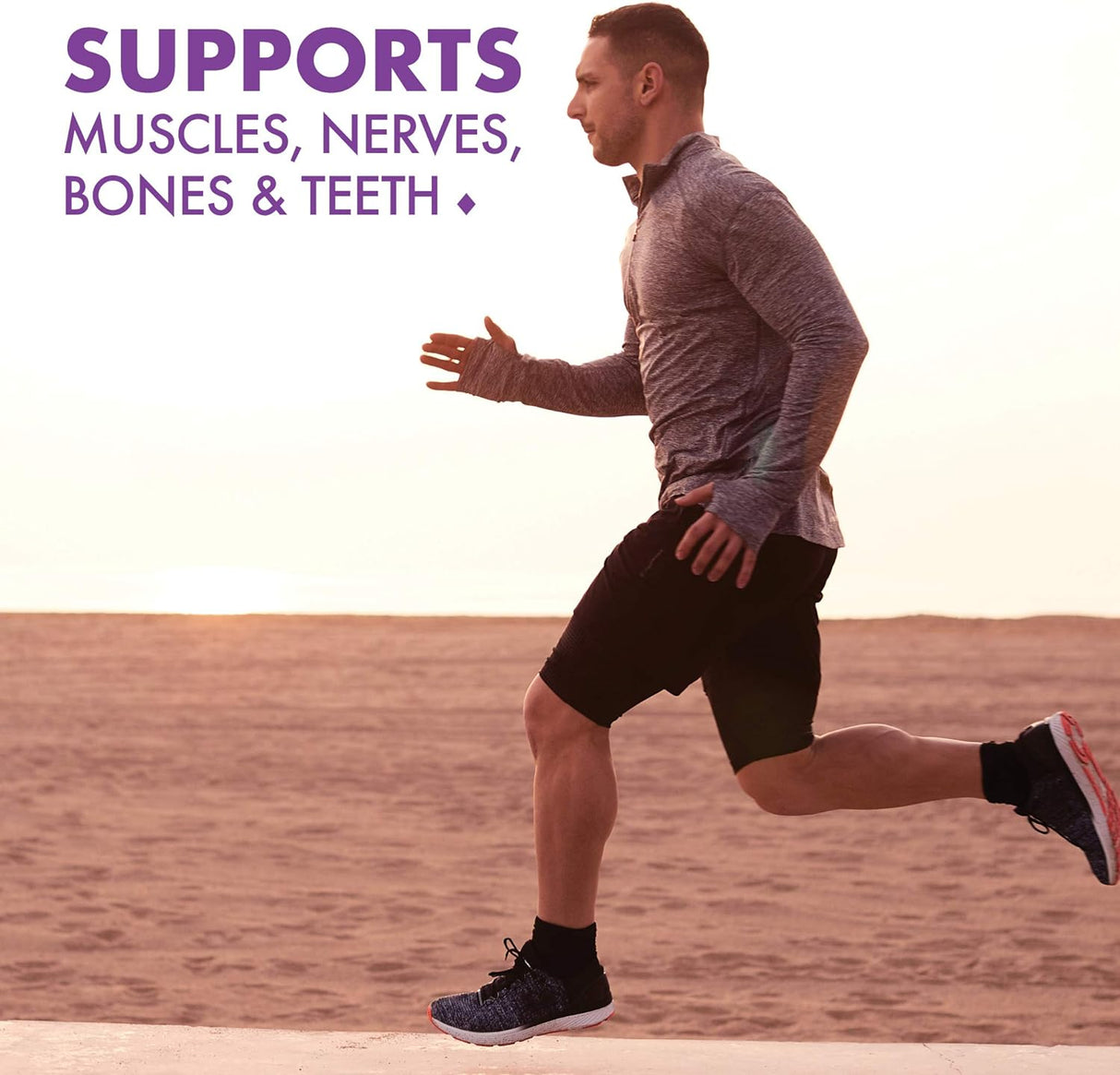 Suplementos Calcio Magnesio Zinc Plus Vitamina D3 1000 mg