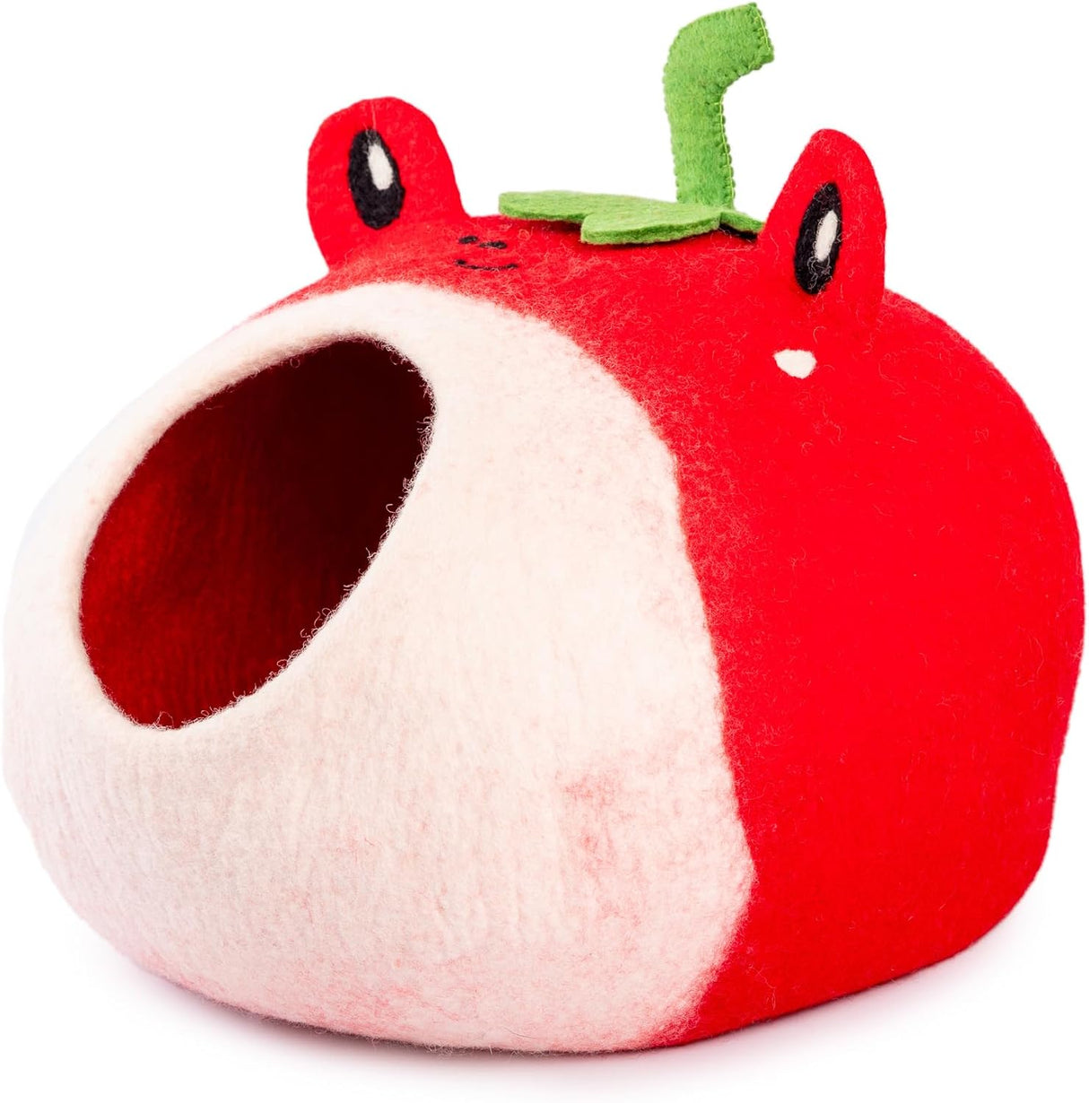 Cueva para Gatos de Lana Merino - Woolygon - Ecoamigable, Plegable