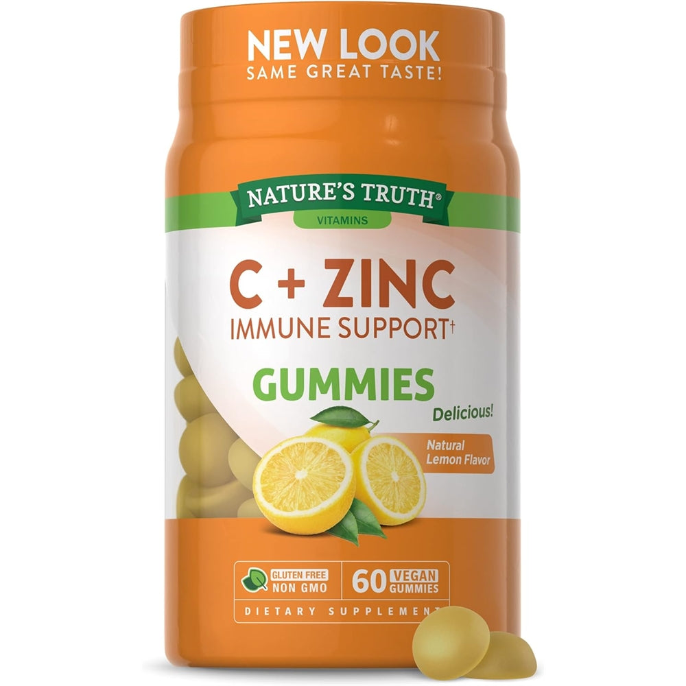 Suplemento Gomitas de vitamina C con zinc 60 unidades