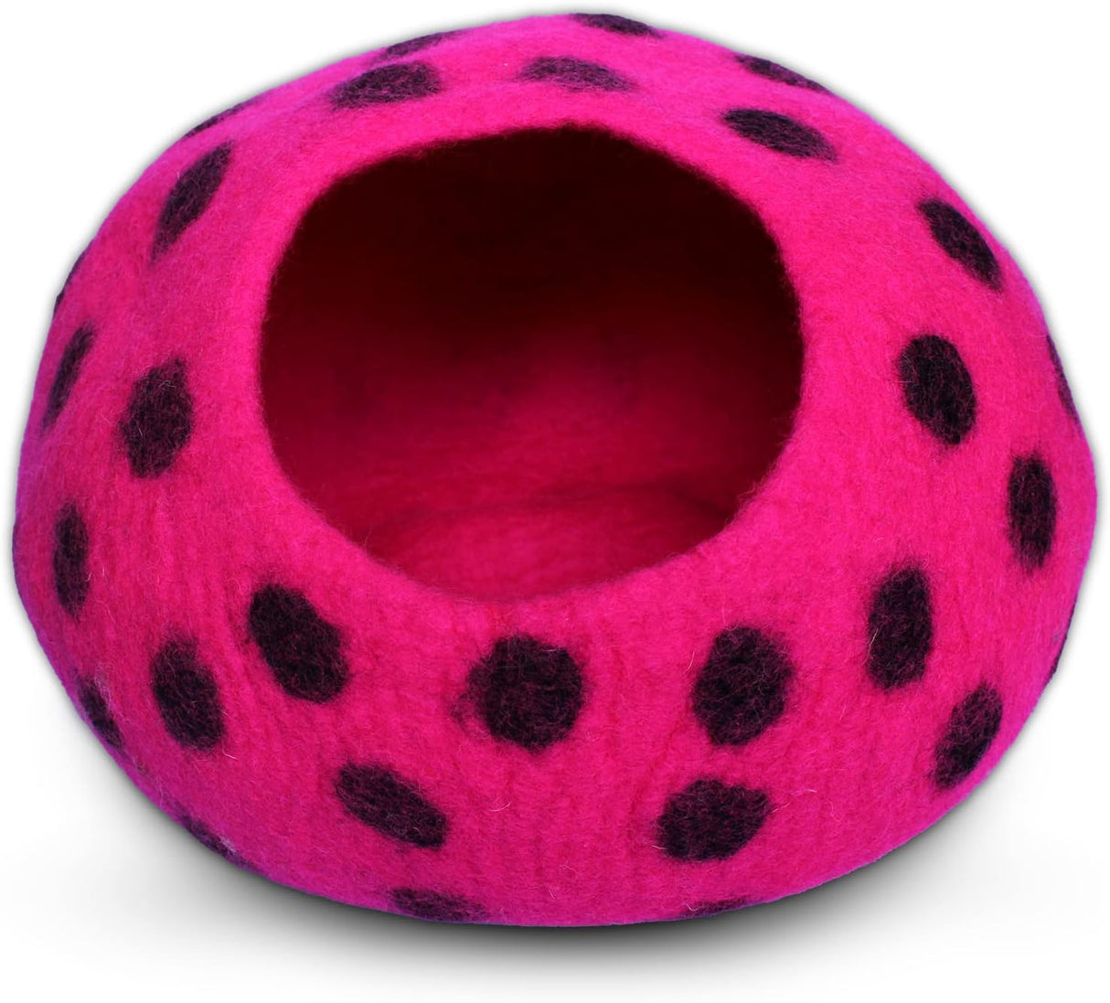 Cueva para Gatos Woolygon - Feltro Premium, Ecológica, Polka Dot