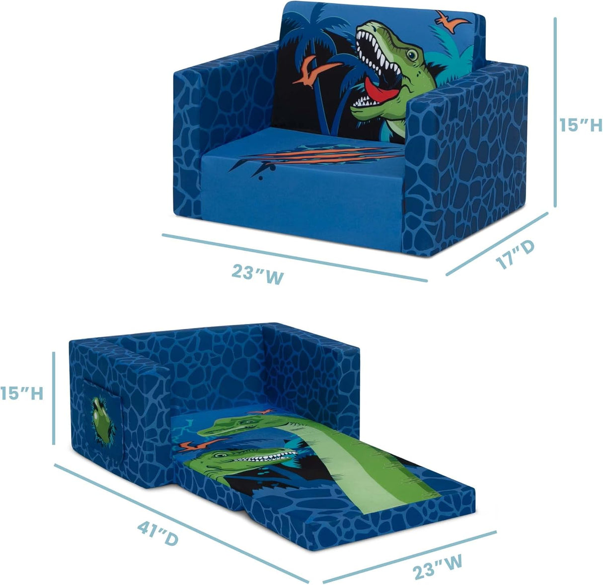 Silla plegable y portátil para relajarse en casa para niños