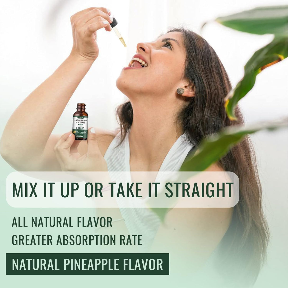 Glicinato de magnesio 500 mg Calma y alivio del estrés