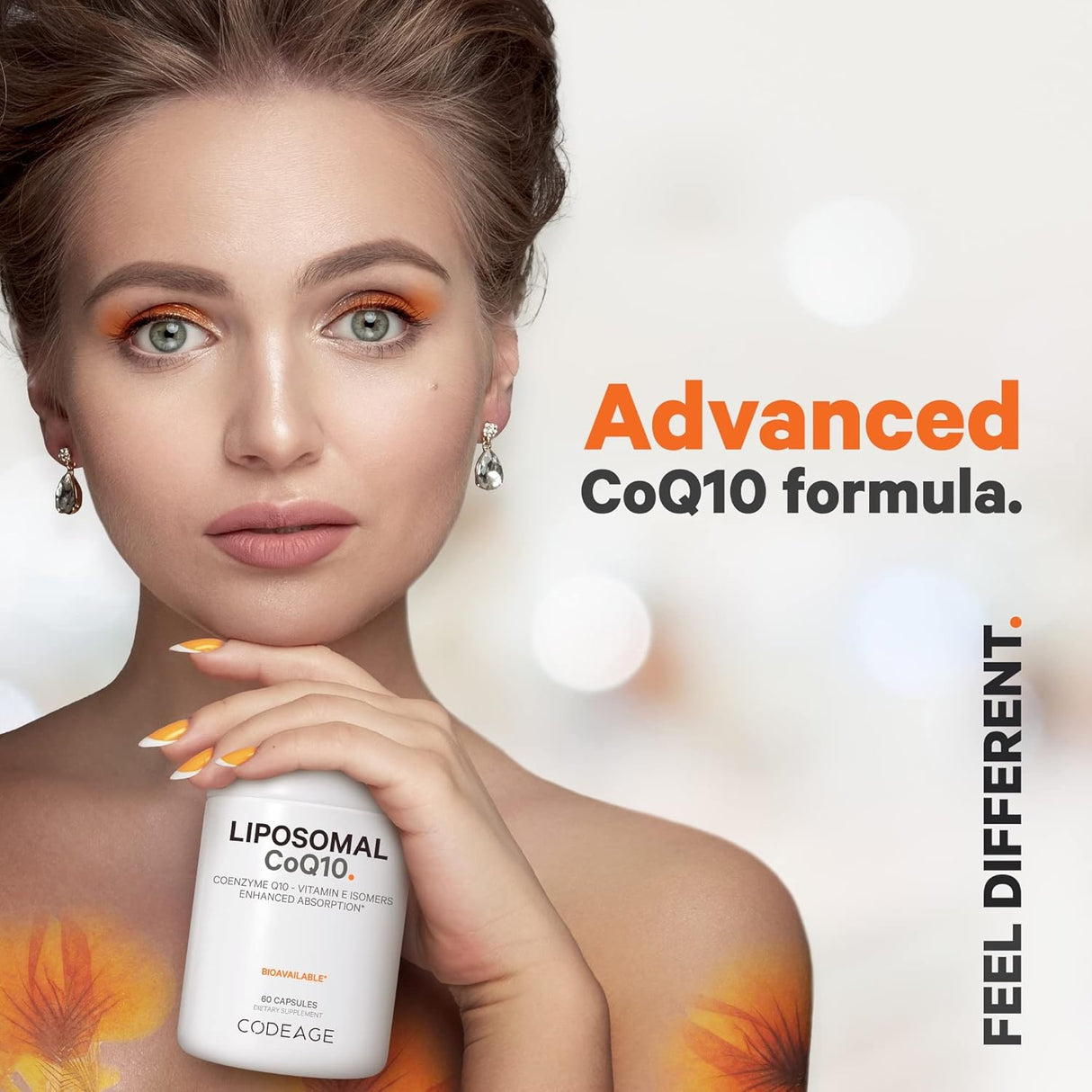 Suplemento liposomal CoQ10 Isómeros de vitamina E 125 mg