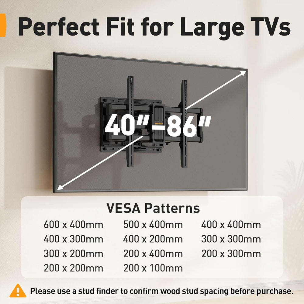 Soporte de Pared Perlegear para TV 40-86 Max VESA 600 PGLF15