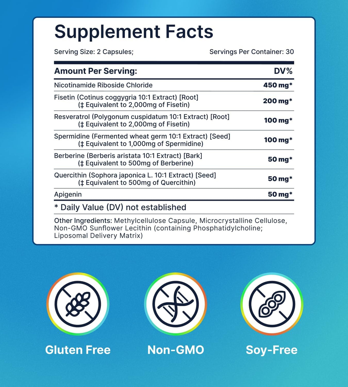 Suplemento Alternativa Ribosida de nicotinamida liposomal