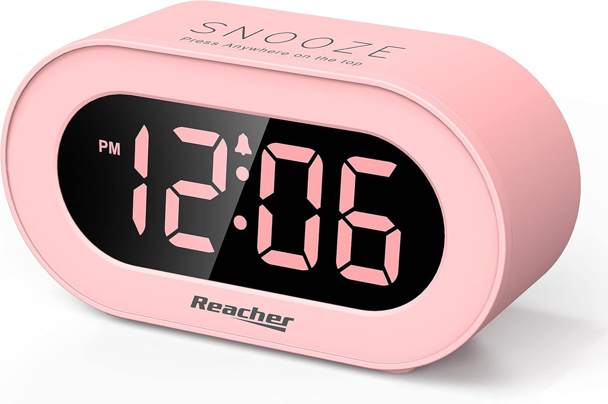 Reloj Despertador Digital para Niños, Dimmable, Pequeño