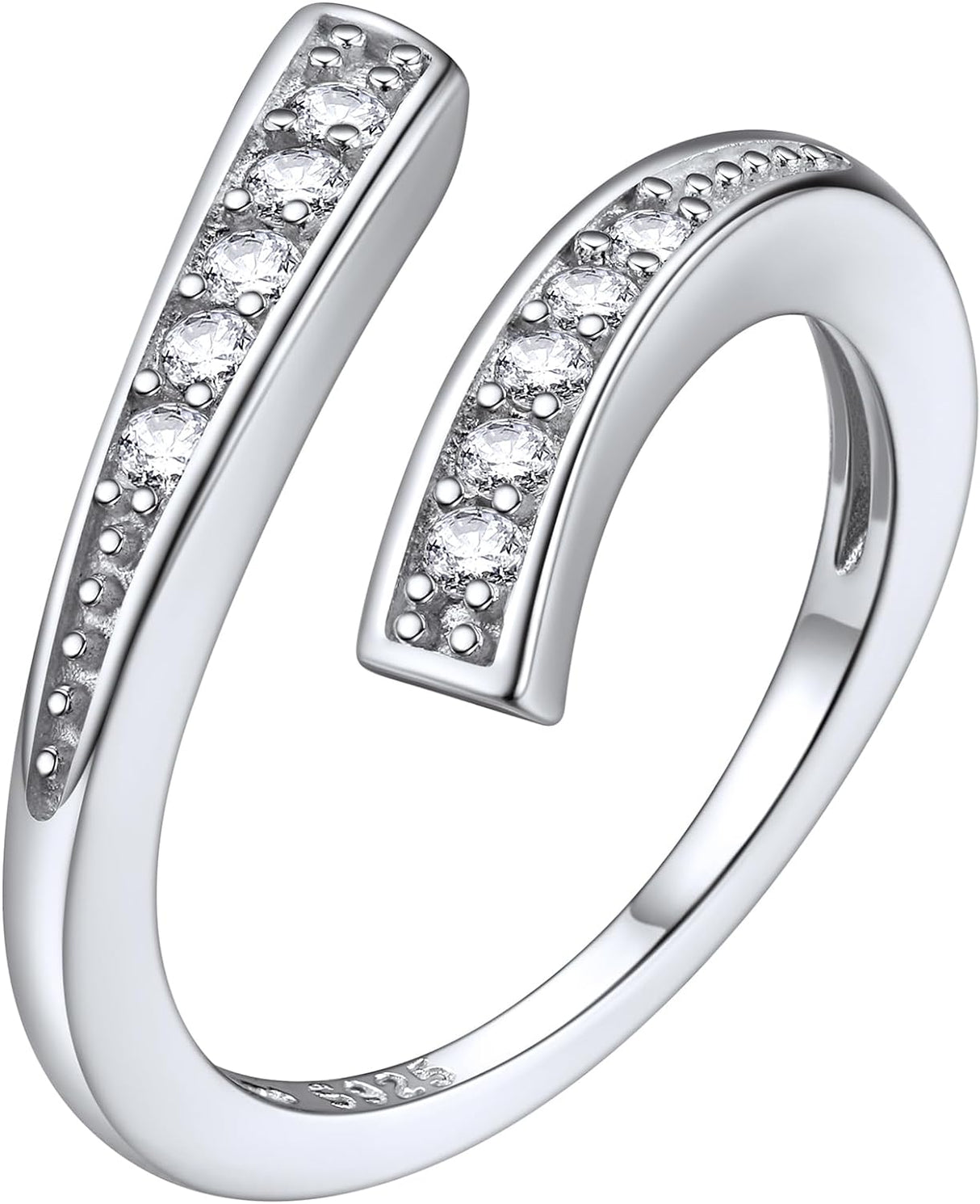 Anillos de dedo del pie ChicSilver Circonita cúbica