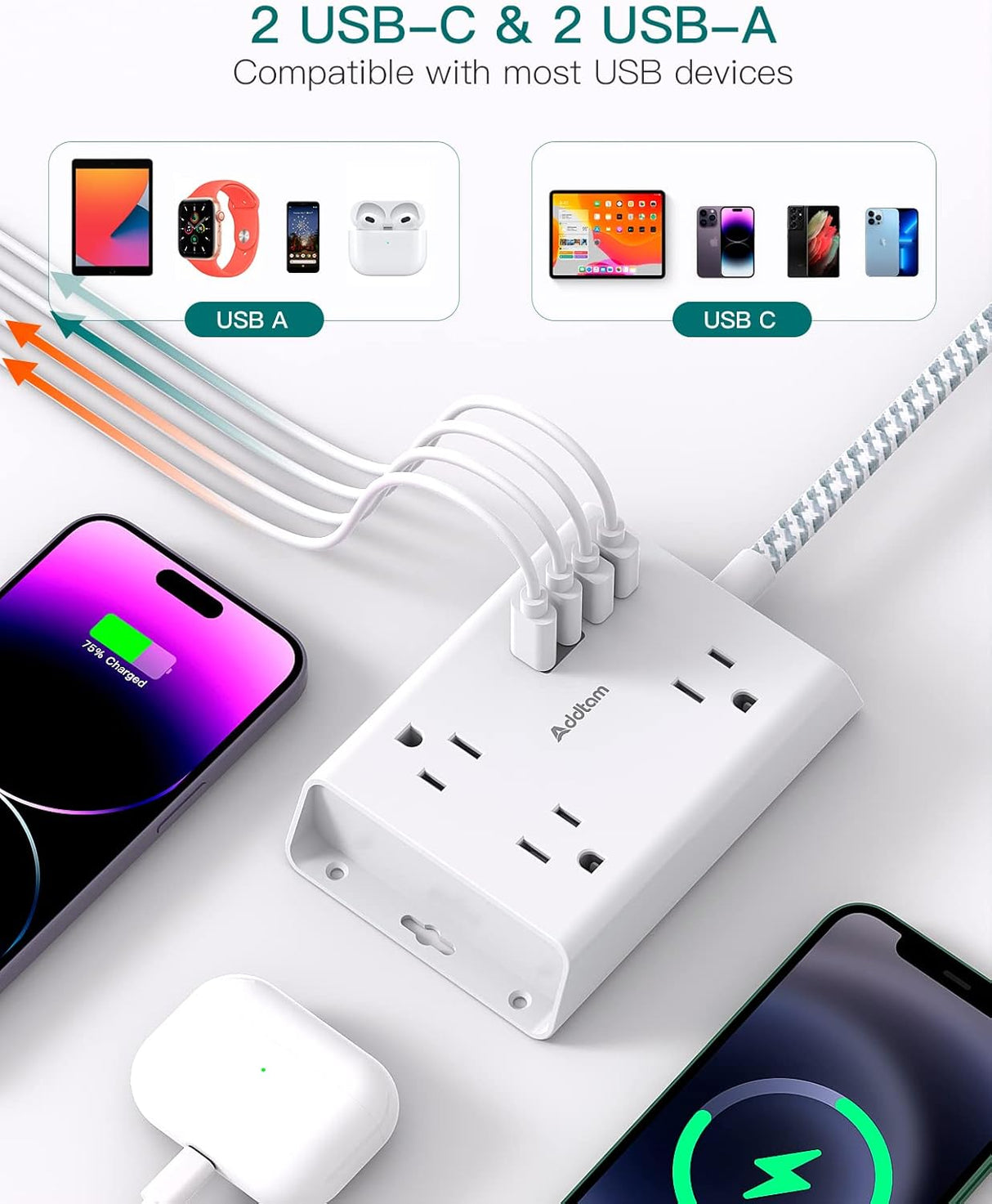 Cruise Ship Essentials – Regleta de alimentación de enchufe