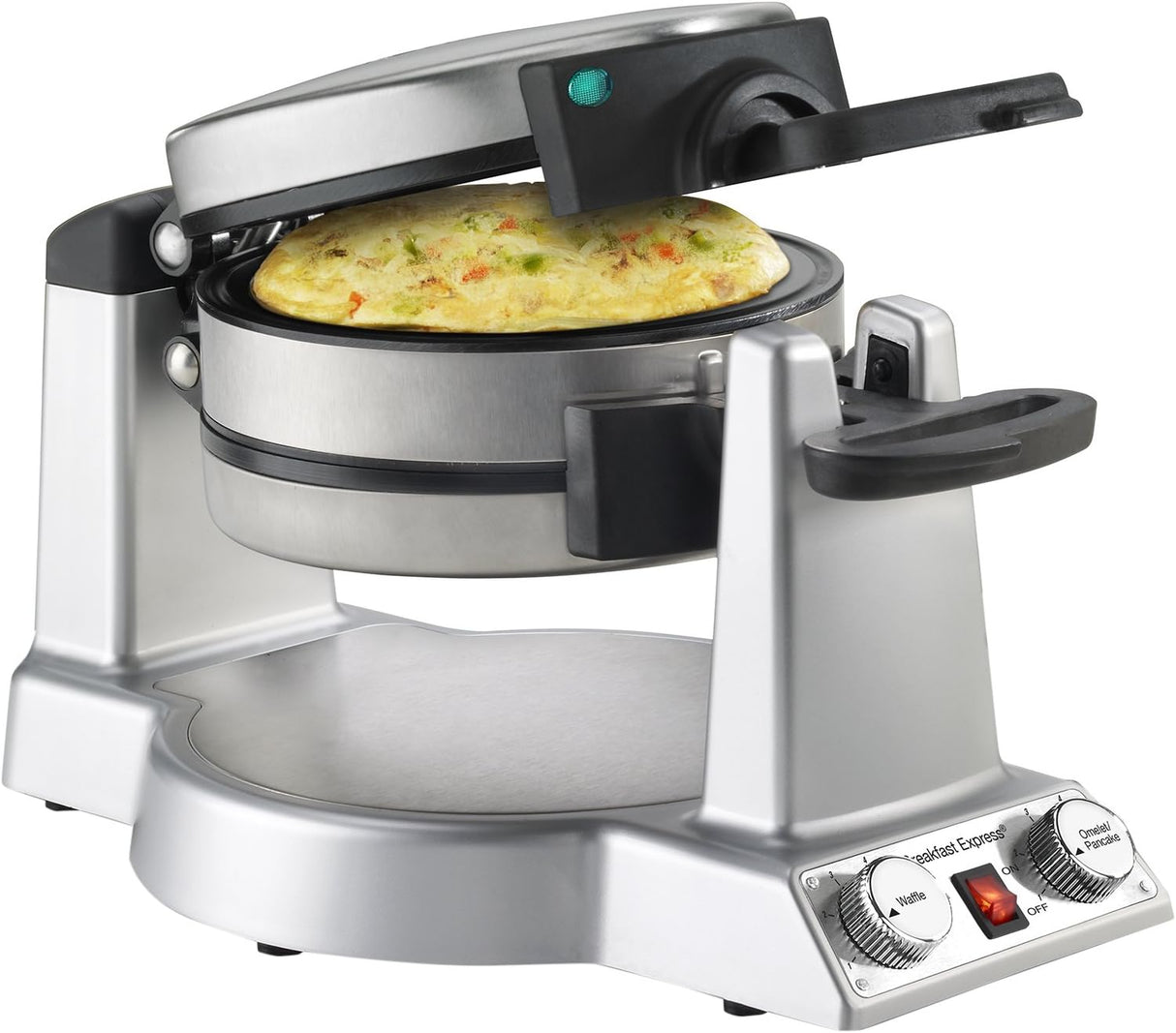 Cocinero Cuisinart WAF-B50: Waflera y Omelet en 1 lado