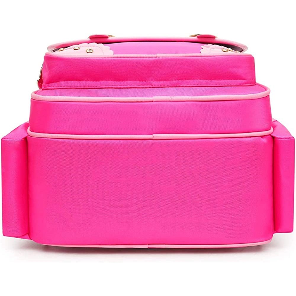 Morral escolar de cara de unicornio con lentejuelas