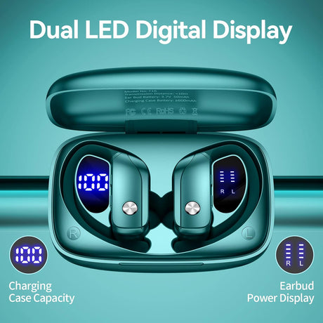 Auriculares Inalámbricos Bmani 48hrs, Micrófono, Deportivos