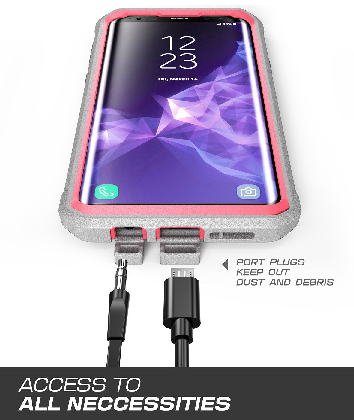 Funda, Funda resistente de cuerpo completo con protector