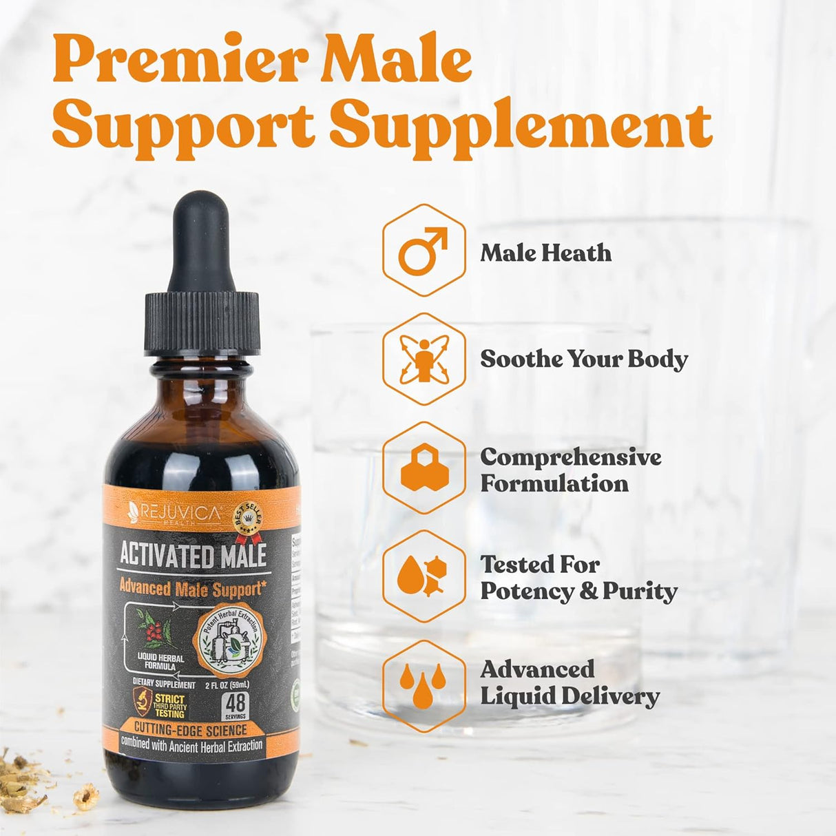 Suplemento de apoyo para la libido masculina Rejuvica Health