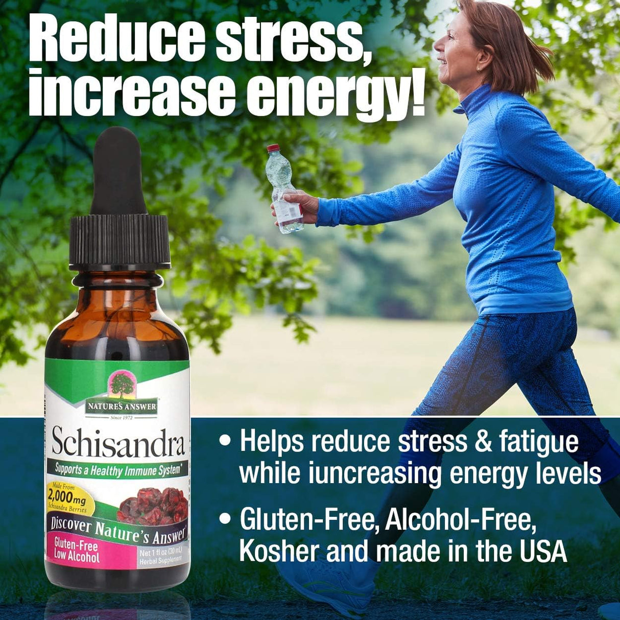 Natures Answer Schisandra Extracto de bayas con alcohol