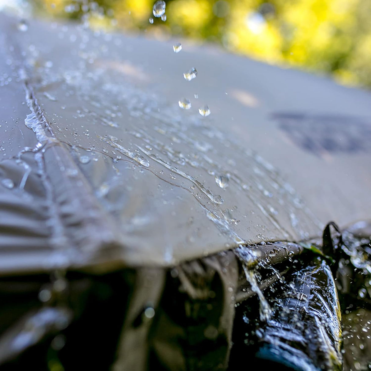 CLAM Cobertizo con toldo, bolsa de transporte estacas