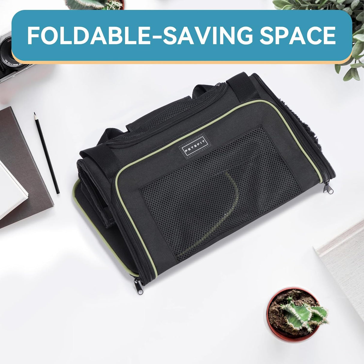 Transportador para perros con alfombrilla extensible Petsfit