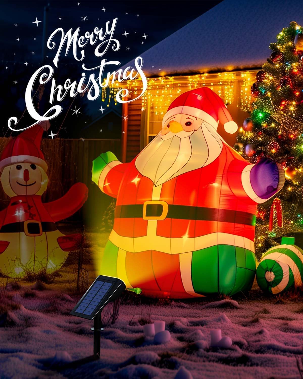 Reflectores Solares para Exterior, IP67, 3 Modos de Luz