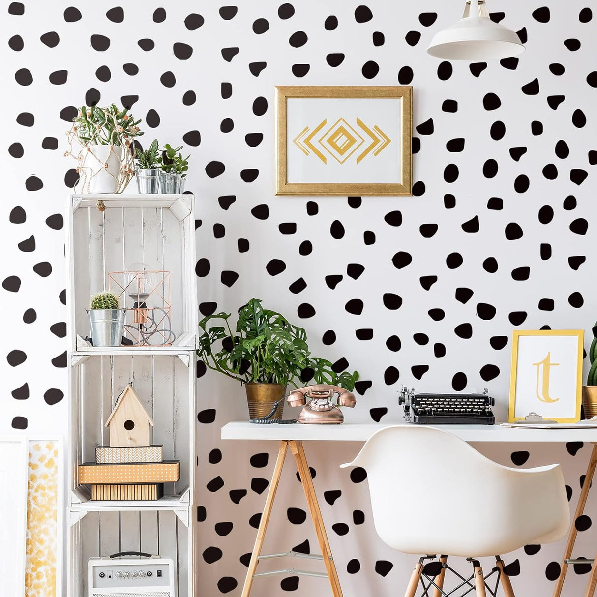 Vinilos Puntos Irregulares Boho para Pared - Decoración Infantil