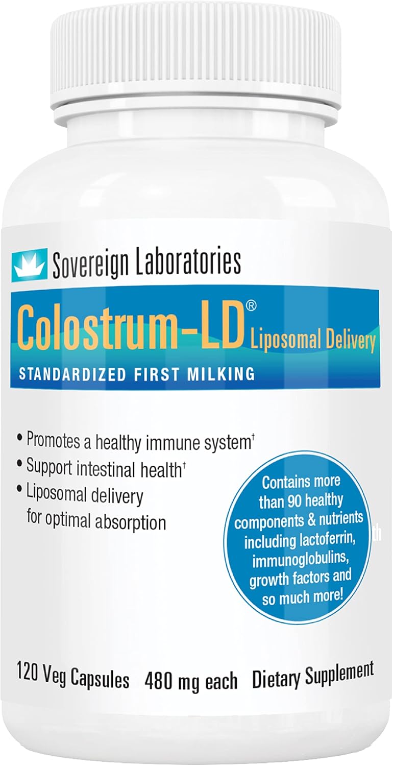 Cápsulas de Colostro-LD - 120 Contenidos - Entrega Liposomal